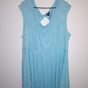 Torrid blue lace dress